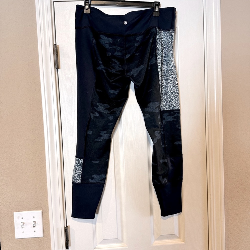 Camo Patchwork Ankle Length Leggings - image 2